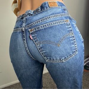 Vintage Levi's Lot 53 Cinch Back Single Back Pocket Ankle Jeans 28M